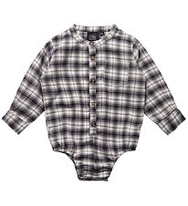 Body chemise m/l Petit by Sofie Schnoor - Gris à Carreaux