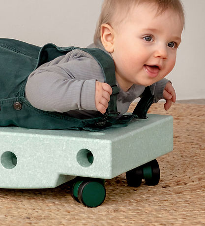 MODU 4x Swirly Wheels - 4-pack - Forest Green
