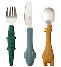 Couverts Liewood - Tove Cutlery Set - Golden Caramel Mix
