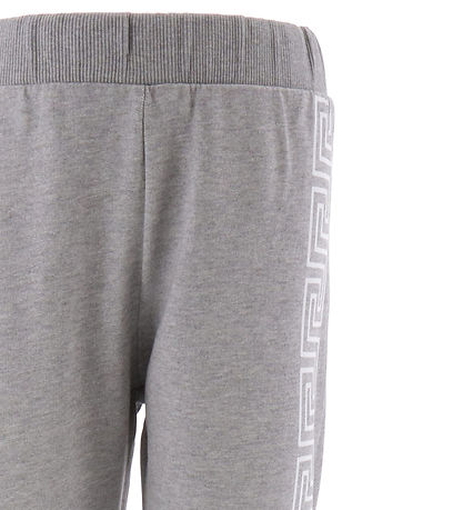 Pantalon de Jogging Versace - Gris Chiné/Blanc av. Imprimé
