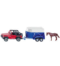 Siku Car - Jeep w. Horse trailer