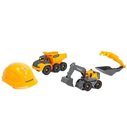 Dickie Toys vinnubílar-Sett - Framkvæmdir Team - Ljós/hljóð