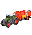 Dickie Toys Traktor m. Anhänger - Fendt Farm Anhänger - Licht/So