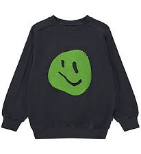 Molo Sweatshirt - Mar - Sort m. Frotté