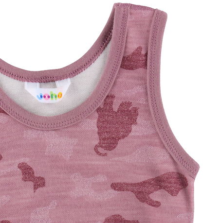 Joha Undershirt - Wool/Bamboo - Rose Aop