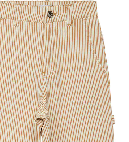 Grunt Trousers - Worker - Egg Shell/White Striped