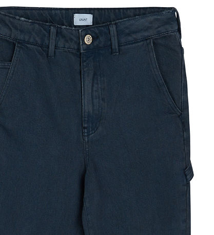 Grunt Jeans - Worker - Svart/Blár