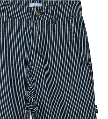 Grunt Trousers - Worker - Navy/White Striped