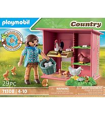 Playmobil Country - Hen with Chicks - 71308 - 29 Parts