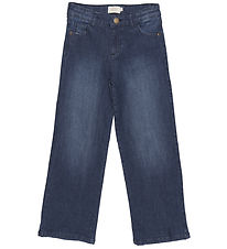 Creamie Jeans - Breiður - Blue Denim