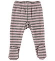 Joha Leggings - ull - Bleikt/Grá