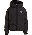 Calvin Klein Puffer Jacket - CK Short Pouf - Black