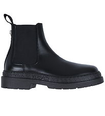 Versace Stígvél - Chelsea Kálfur - Black/Palladium