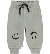 Molo Joggingbuxur - Simeon - Grey Melange