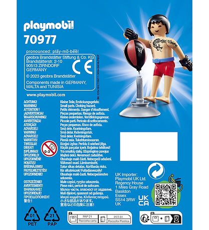 Playmobil Playmo-Friends - Kickboxer - 70977 - 4 Parts