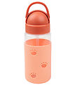 Done by Deer Water Bottle w. Straws - 350 mL - Elphee - Papaya