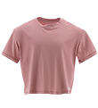 Under Armour T-Shirt - Kurz geschnitten - Übung - Pink Elixier