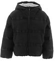 Emporio Armani Puffer Jacket - Black w. Logo Stripes