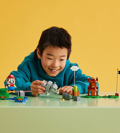LEGO® Super Mario - Noshörningen Rambi 71420 - Expansionsset - 1
