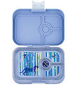 Yumbox Lunchbox w. 4 Rum - Bento Panino - Hazy Blue/Panther