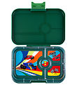 Yumbox Boîte à Repas av. 4 Rum - Bento Tapas - Greenwich Green/R