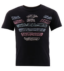 Emporio Armani Stuttermabolur - Dökkblátt M. Lógó