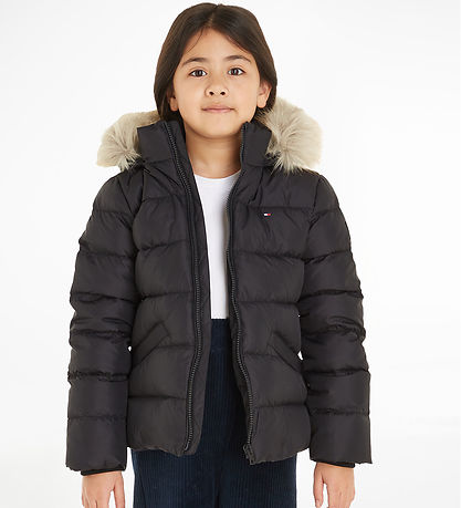 Tommy Hilfiger Dúnúlpa - Essential Down - Svart