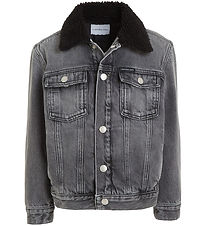 Calvin Klein Gallajakki M. fóðri - Sjónræn Grey