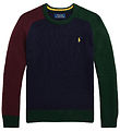 Polo Ralph Lauren Blússa - Prjónað - Dökkblátt/Army/Bordeaux
