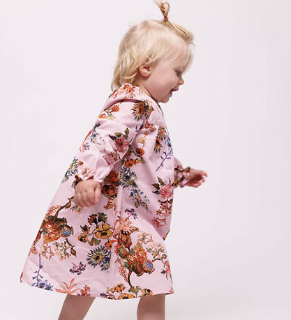 Christina Rohde Klänning - Lila m. blommor