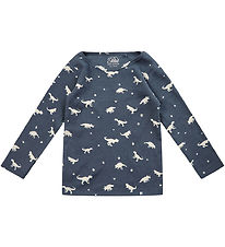 Petit by Sofie Schnoor Blouse - Rib - Navy w. Dinos