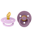 BIBS Colour Pacifiers - 2-Pack - Size 1 - Anatomical - Violet Sk