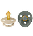 BIBS Colour Pacifiers - 2-Pack - Size 1 - Symmetrical - Vanilla/