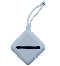 BIBS Pacifier box - Silicone - 7.5x5 cm - Dusty Blue