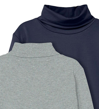 Name It Blouse w. Turtleneck - Noos - NknViggo - 2-Pack - Dark S