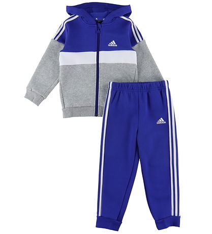 Ensemble de Jogging adidas Performance - Je 3S TIB FL TS - Bleu/
