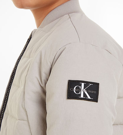 Calvin Klein Puffer Jacket - Transitional - Porpoise
