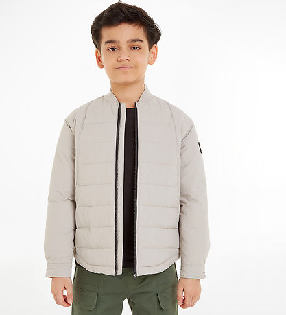 Calvin Klein Puffer Jacket - Transitional - Porpoise