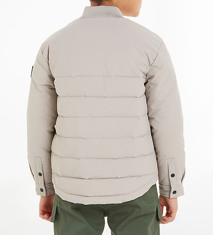Calvin Klein Puffer Jacket - Transitional - Porpoise