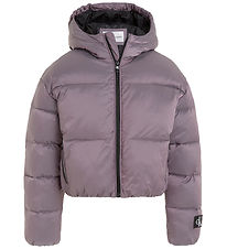 Calvin Klein Fóðraður jakki - Hyper Two Tone - Amaranth
