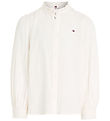Tommy Hilfiger Overhemd - Ladder Lace Frill Kraag - Oud Pinkster