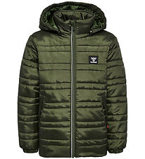 Hummel Puffer Jacket - hmlBilbo Tex - Olive Night