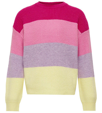 Kids Only Bluse - Strick - Noos - KogSandy - Fuchsia Purple/Moon