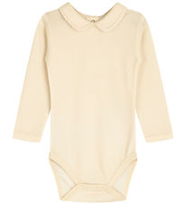Hust and Claire Body l/æ - Uld/Bambus - Beate - Ecru