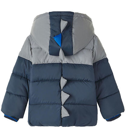 Name It Puffer Jacket - NmmMorten - Dark Sapphire w. Dino
