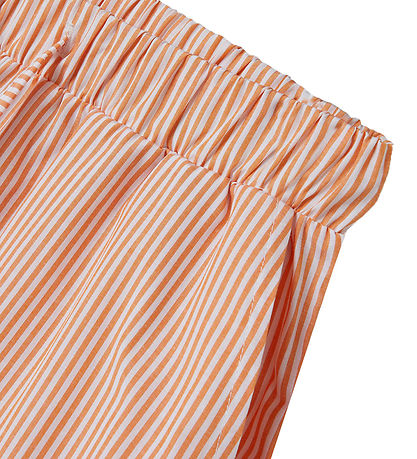 LMTD Trousers - NlfKilucca - Papaya w. Stripes