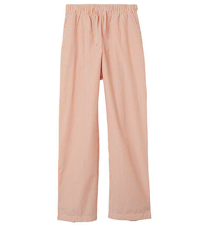 LMTD Trousers - NlfKilucca - Papaya w. Stripes