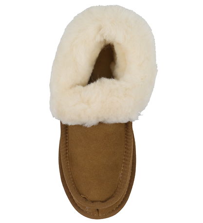 Angulus Slippers - Lamb's wool - Sand