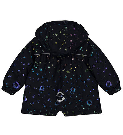 Mikk-Line Winter Coat - Recycled - Dark Navy w. Print