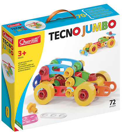 Quercetti Alus - Rakenna itse - Techno Jumbo - 72 Osaa - 06155